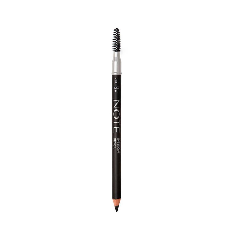 фото Карандаш для бровей note eyebrow pencil 01 black 1,1 г