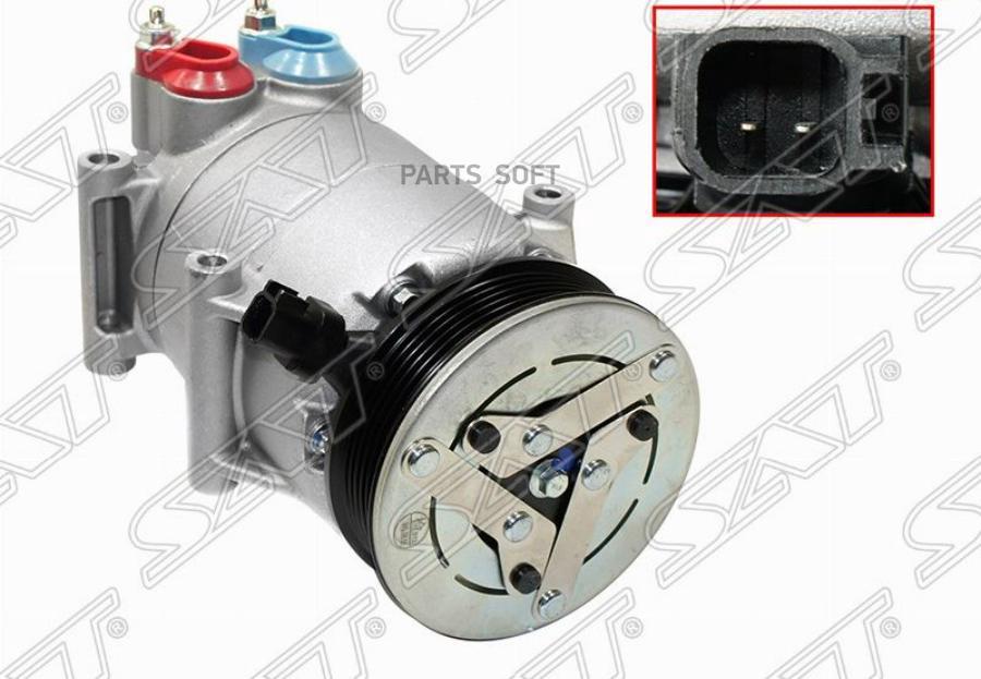 

SAT Компрессор кондиционера FORD FOCUS III 11-/MONDEO IV 07-/GALAXY III 06-/VOLVO S60 10-/