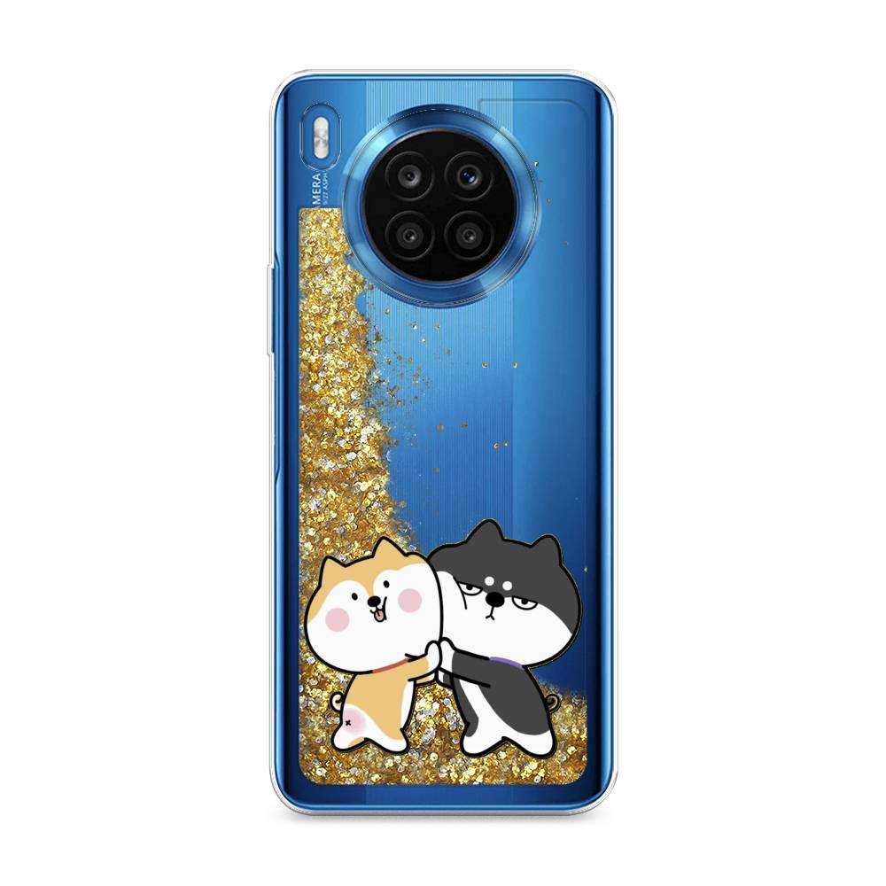 

Чехол Awog на Honor 50 Lite "Обнимашки акита", Бежевый, 6106490-1