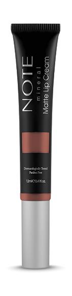 Крем для губ Note Mineral Matte Lip Cream минеральный матовый 1 Naked Kiss 12 мл dr mineral’s шампунь стимуляция роста сила и питание с клеточным соком лекарственных растений 400 0