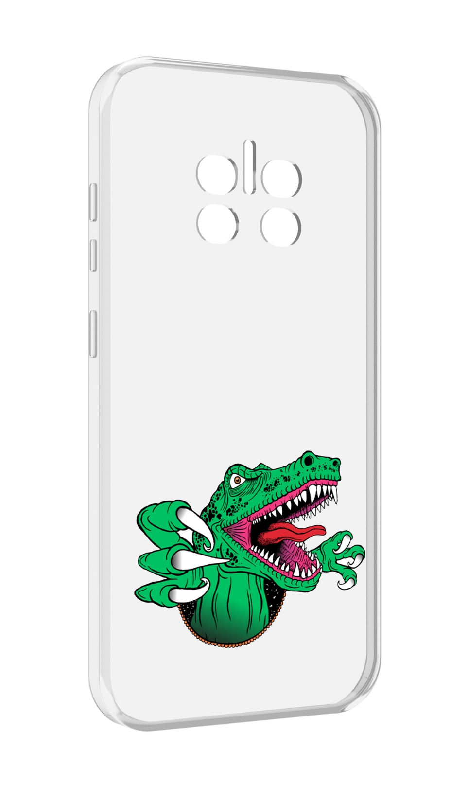 

Чехол MyPads крокодил для Doogee V11, Прозрачный, Tocco