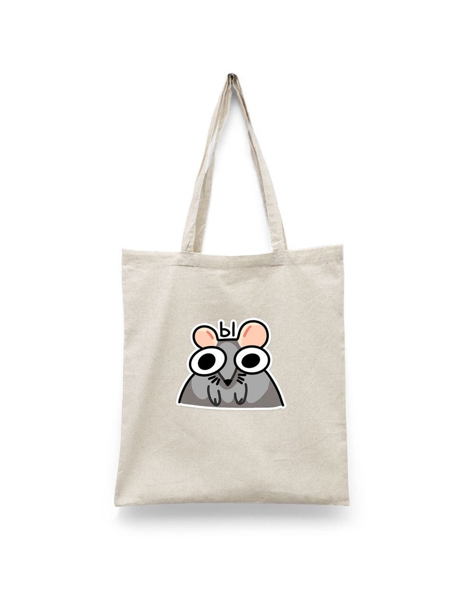 

Шоппер унисекс Каждому Своё Милые Мыши/Крысы/Стикер ВК JJMS4, белый, Милые Мыши/Крысы/Стикер ВК JJMS4