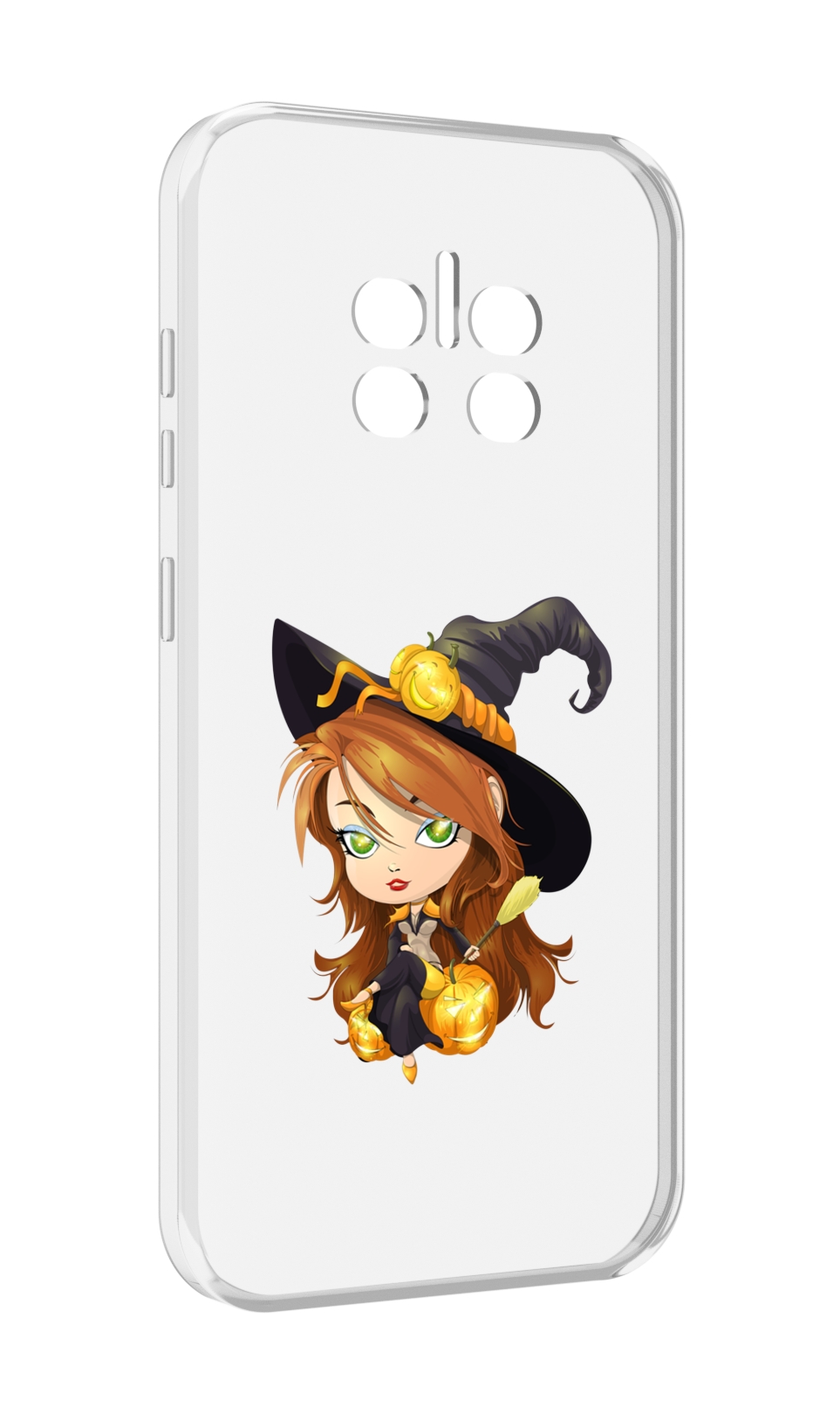 

Чехол MyPads Ведьмочка для Doogee V11, Прозрачный, Tocco