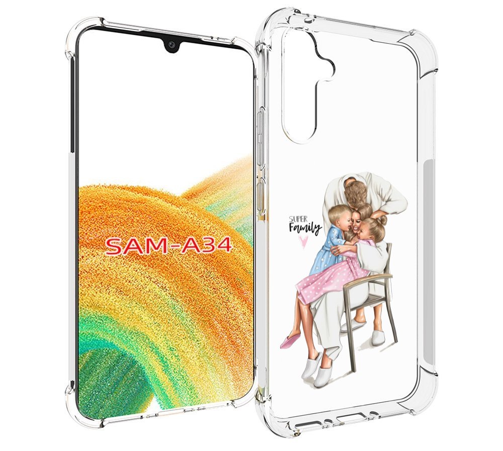 

Чехол MyPads Super-family для Samsung Galaxy A34, Tocco