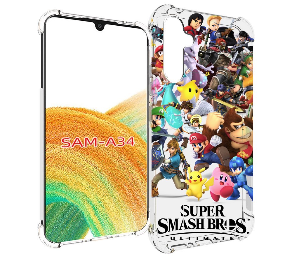 

Чехол MyPads Super Smash Bros для Samsung Galaxy A34, Tocco