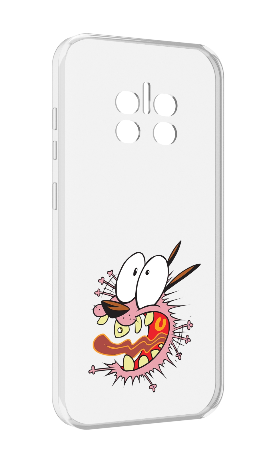 

Чехол MyPads испуганный бобик для Doogee V11, Прозрачный, Tocco