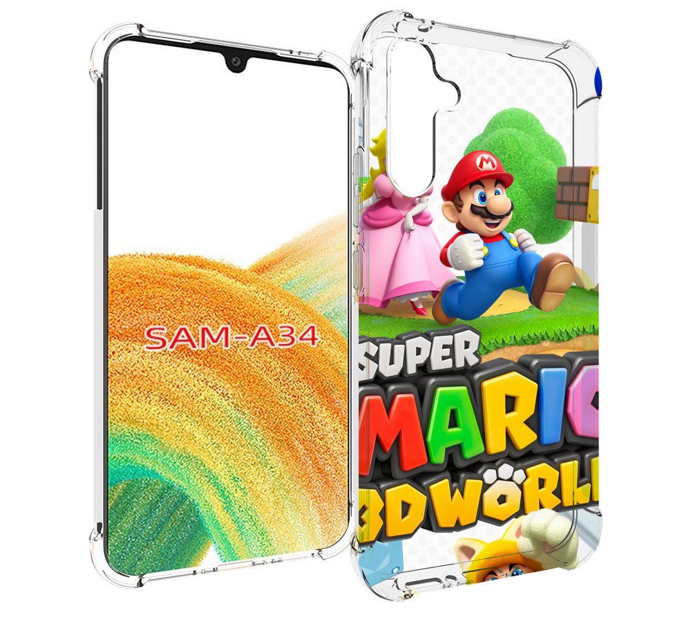 

Чехол MyPads Super Mario 3D World для Samsung Galaxy A34, Tocco
