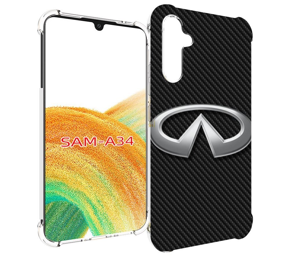 

Чехол MyPads infiniti-инфинити-2 мужской для Samsung Galaxy A34, Tocco