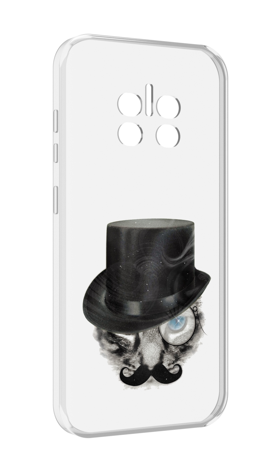 

Чехол MyPads интелегентный кот для Doogee V11, Прозрачный, Tocco