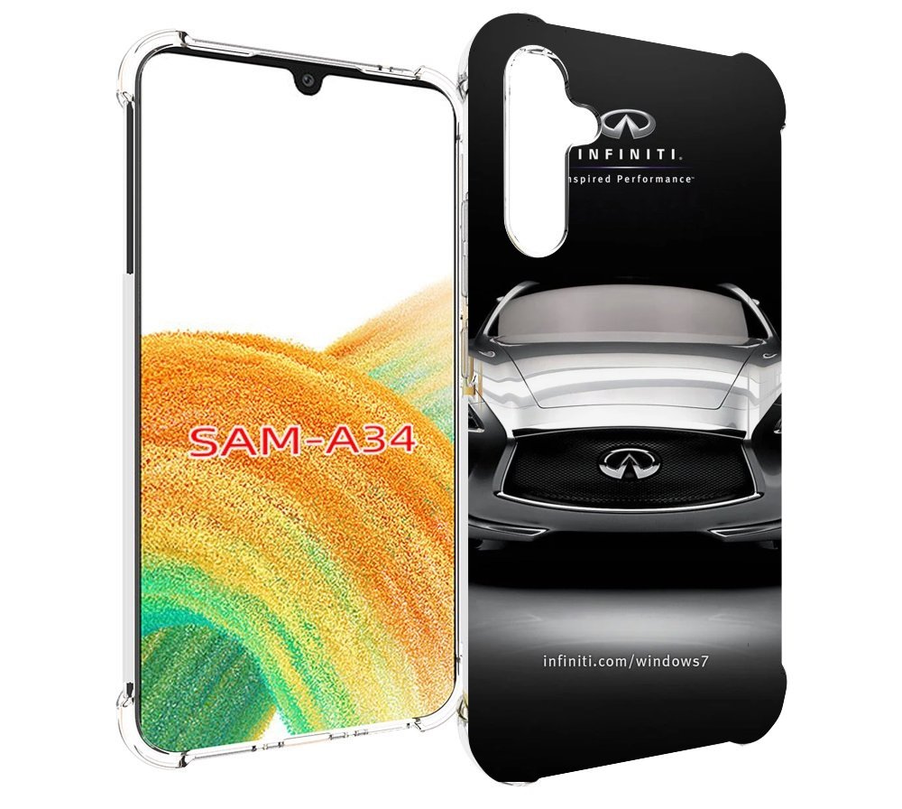 

Чехол MyPads infiniti-инфинити-1 для Samsung Galaxy A34, Tocco