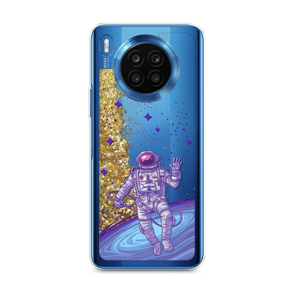 

Чехол Awog на Honor 50 Lite "Космонавт в открытом космосе", Синий, 6106490-1