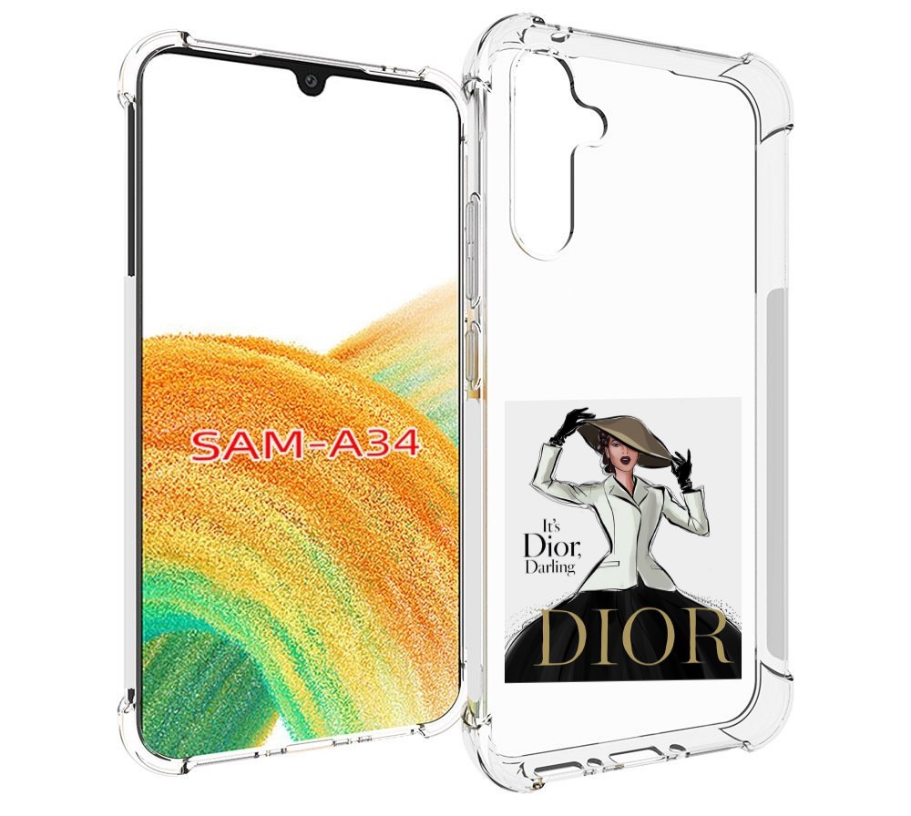

Чехол MyPads drawings of sketches для Samsung Galaxy A34, Tocco