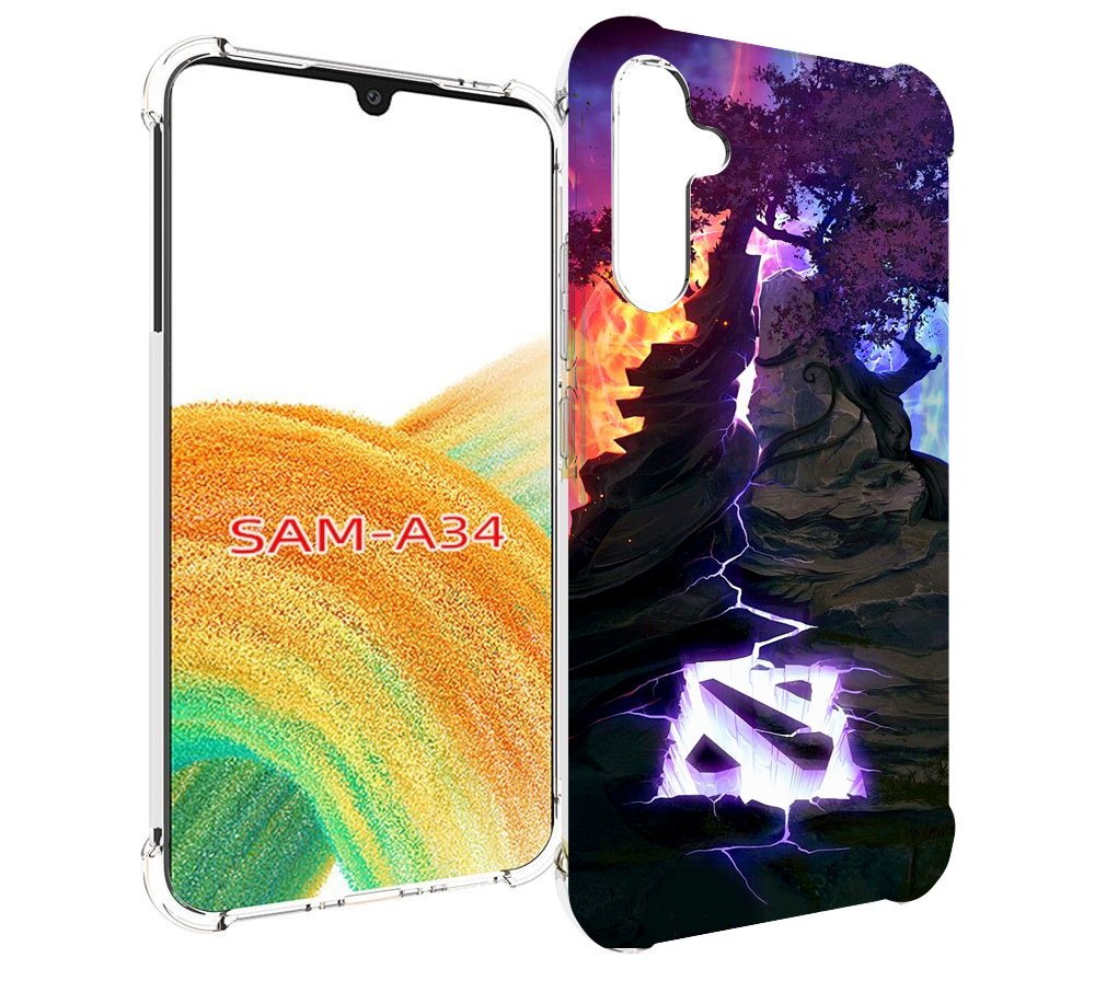 

Чехол MyPads dota 2 логотип для Samsung Galaxy A34, Tocco