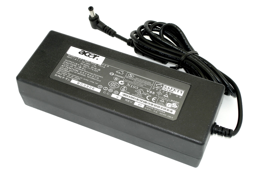 

Блок питания (зарядка) для ноутбуков Acer 19V 6.3A 5.5x1.7mm