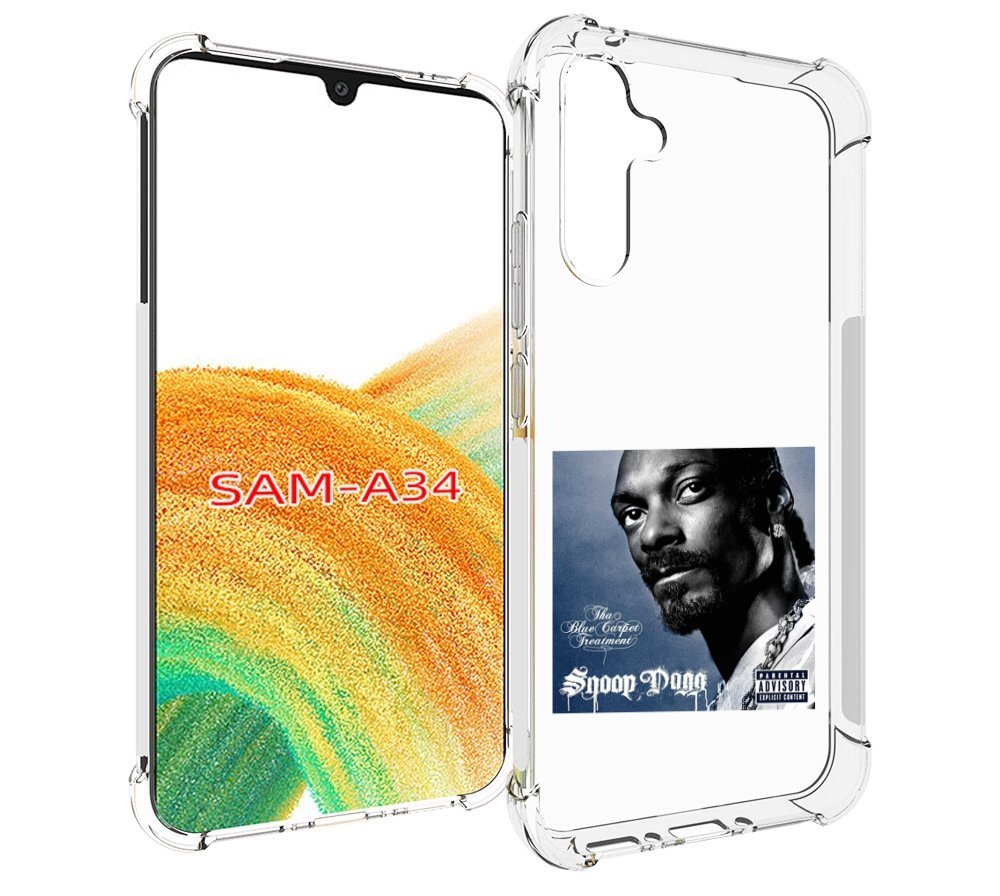 

Чехол MyPads Snoop Dogg THA BLUE CARPET TREATMENT для Samsung Galaxy A34, Tocco