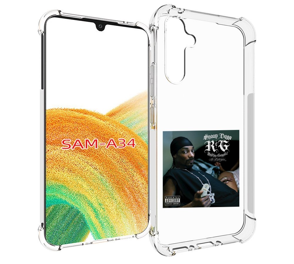 

Чехол MyPads Snoop Dogg R&G (RHYTHM & GANGSTA) для Samsung Galaxy A34, Tocco