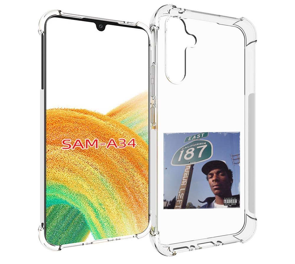 

Чехол MyPads Snoop Dogg NEVA LEFT для Samsung Galaxy A34, Tocco