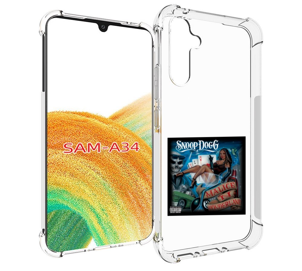 

Чехол MyPads Snoop Dogg MALICE N WONDERLAND для Samsung Galaxy A34, Tocco