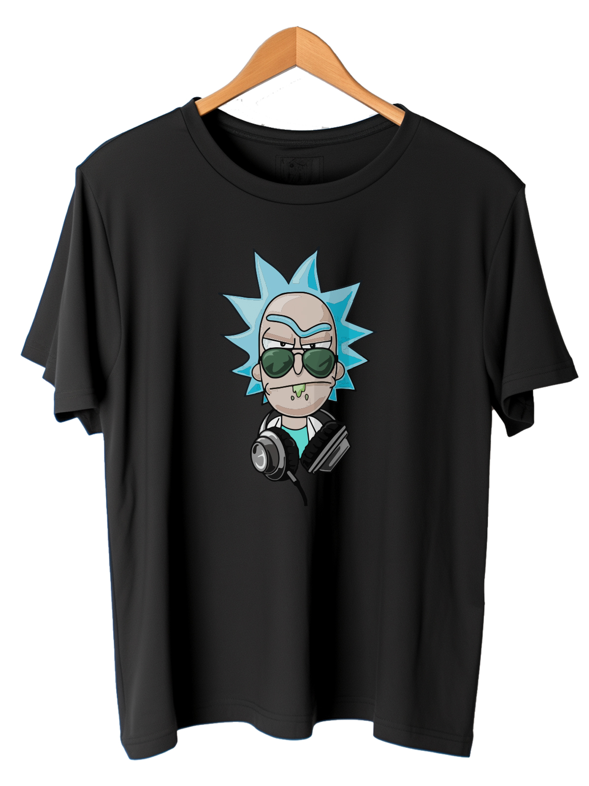 

Футболка унисекс MustHaveWear tshirt004Rik черная 42 RU, Черный, tshirt004Rik