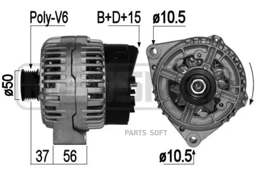 

Генератор ERA 14v 150A 209041