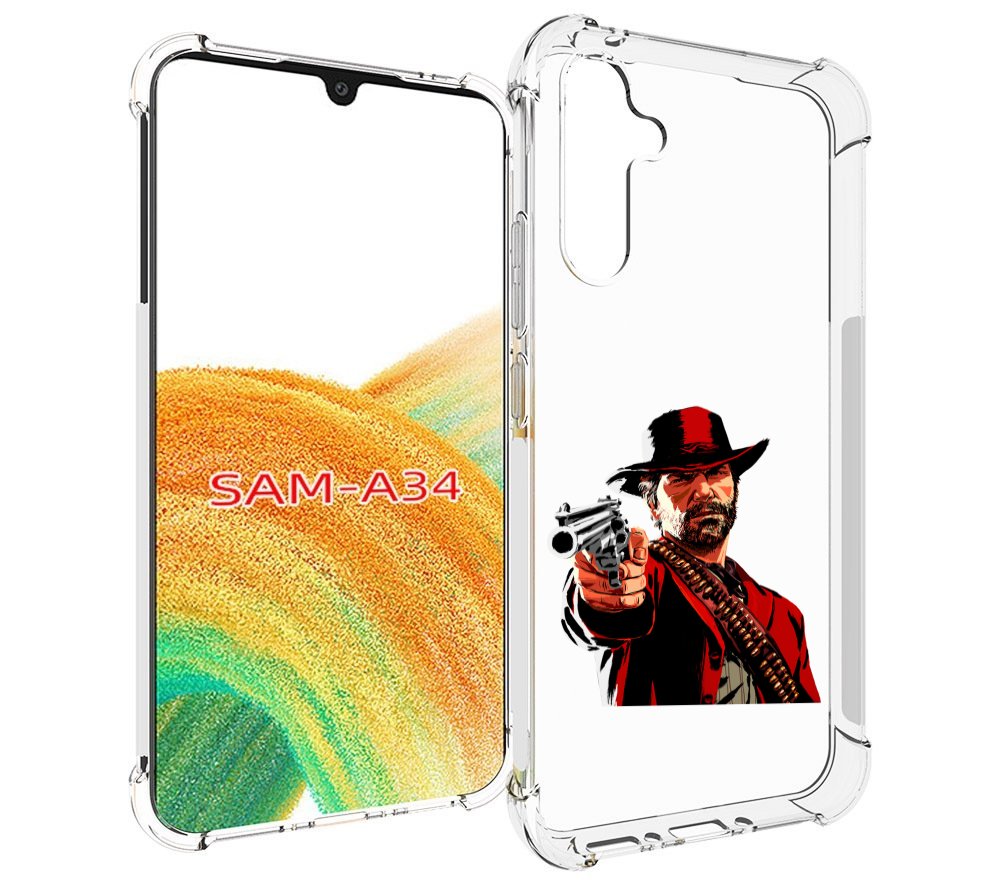 

Чехол MyPads Red-Dead-Redemption-2-РДР-2 для Samsung Galaxy A34, Tocco