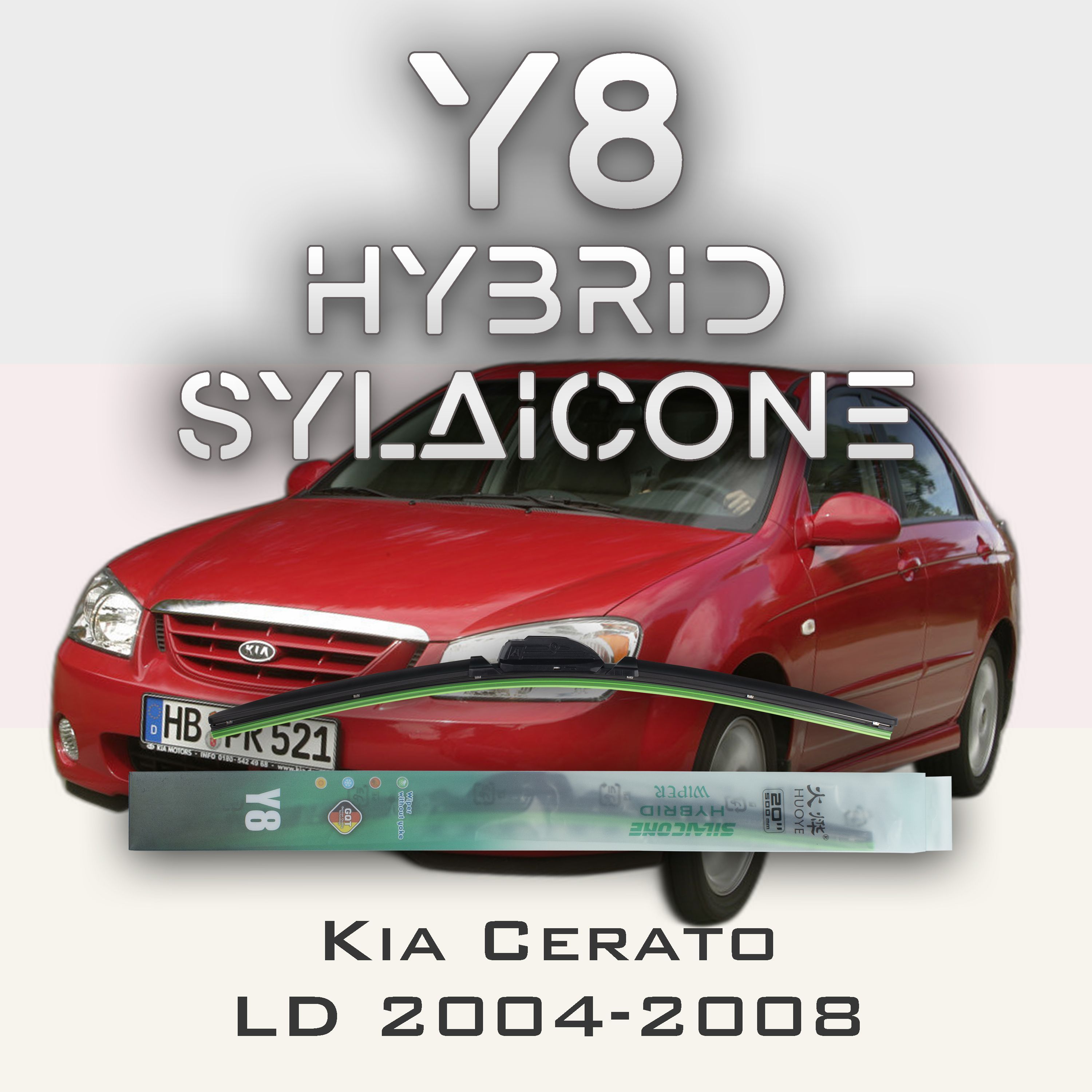 

Комплект щеток стеклоочистителя HUOYE Y8-JAC S3 1 пок. 2016-, Y8