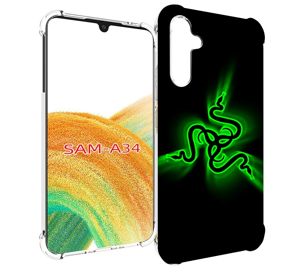 

Чехол MyPads Razer для Samsung Galaxy A34, Tocco