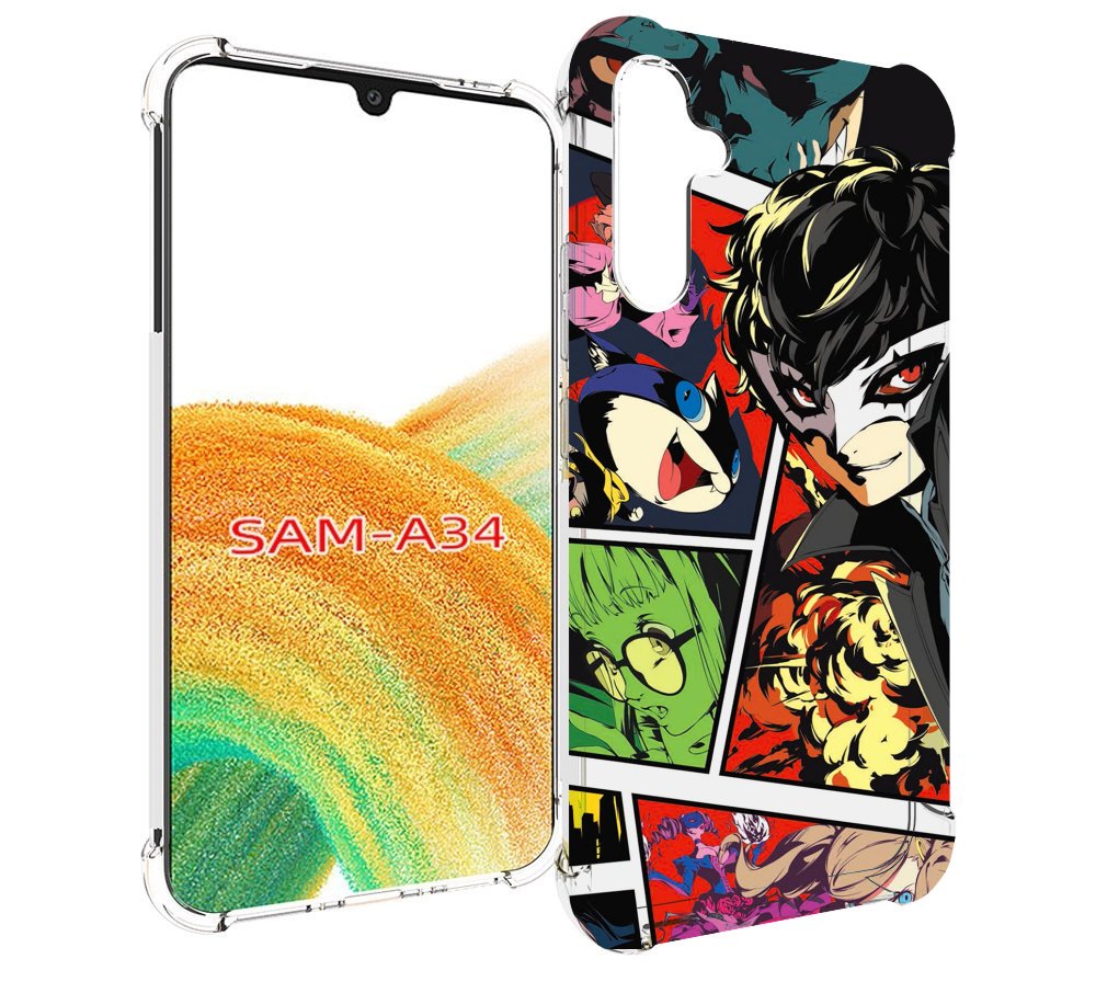

Чехол MyPads Persona 5 art для Samsung Galaxy A34, Tocco