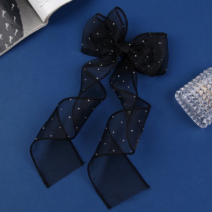 

Бант для волос Выбражулька Школьница 10068484-6p зажим точка 6 шт, Черный, Лика-01