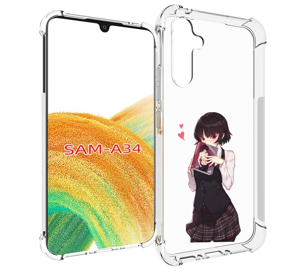 

Чехол MyPads Persona 5 - Makoto Niijima для Samsung Galaxy A34, Tocco
