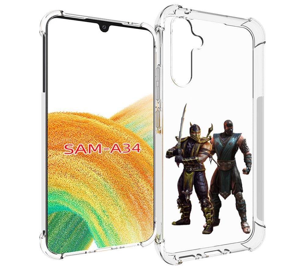 

Чехол MyPads Mortal-Kombat-1 для Samsung Galaxy A34, Tocco