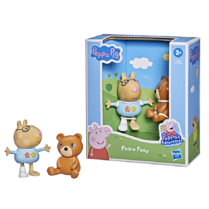 

Фигурка Peppa Pig Pedro Pony с высотой 6 см Друзья свинки Пеппы: Пони Педро с мишкой /