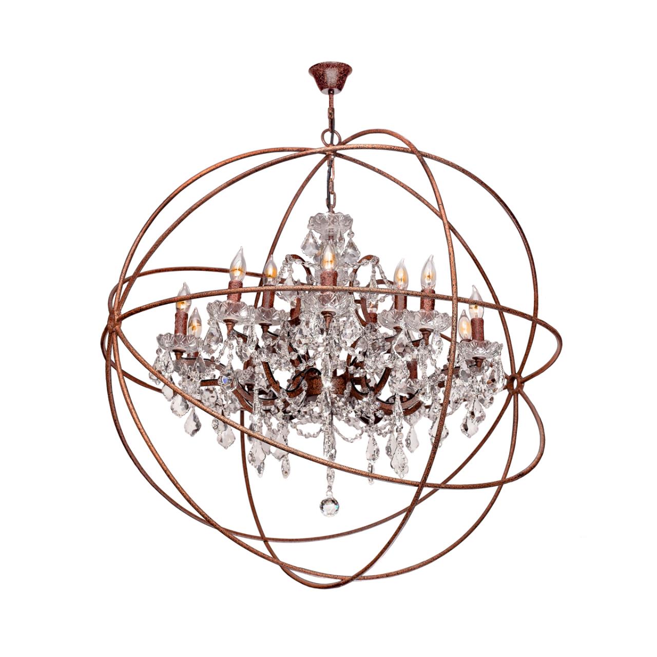 фото Светильник подвесной loft it foucaults orb crystal loft1897/15 e14 40w