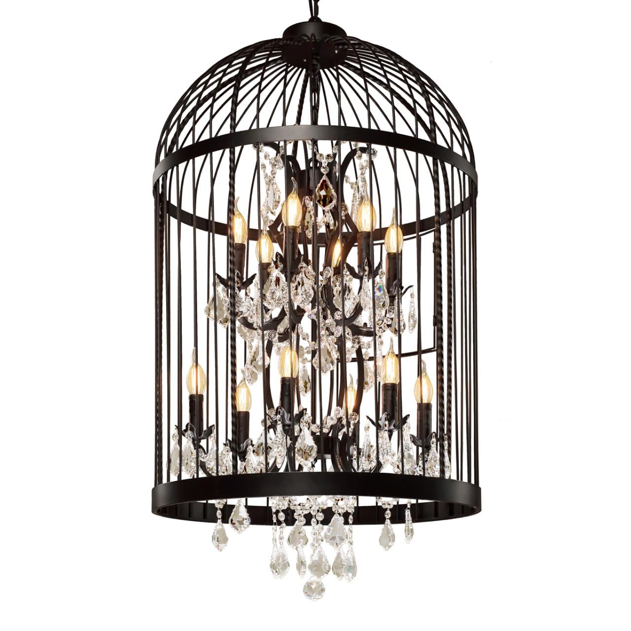 фото Светильник подвесной loft it vintage birdcage loft1891/12 e14 40w