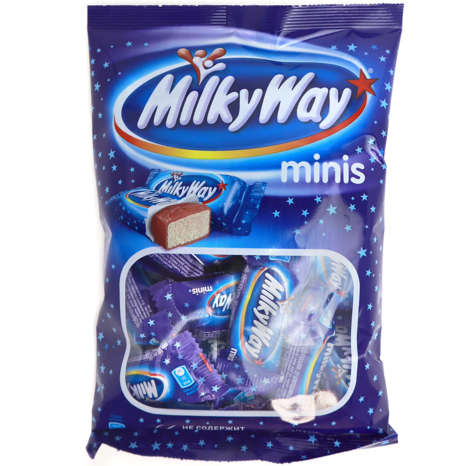 Батончик Milky Way Minis шоколадный суфле в молочном шоколаде 176 г