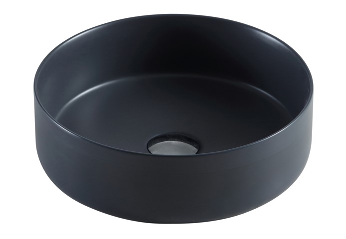 

Раковина накладная Azario 35.5х35.5х12 фаянс, цвет Графитовый матовый AZ-3134MDG