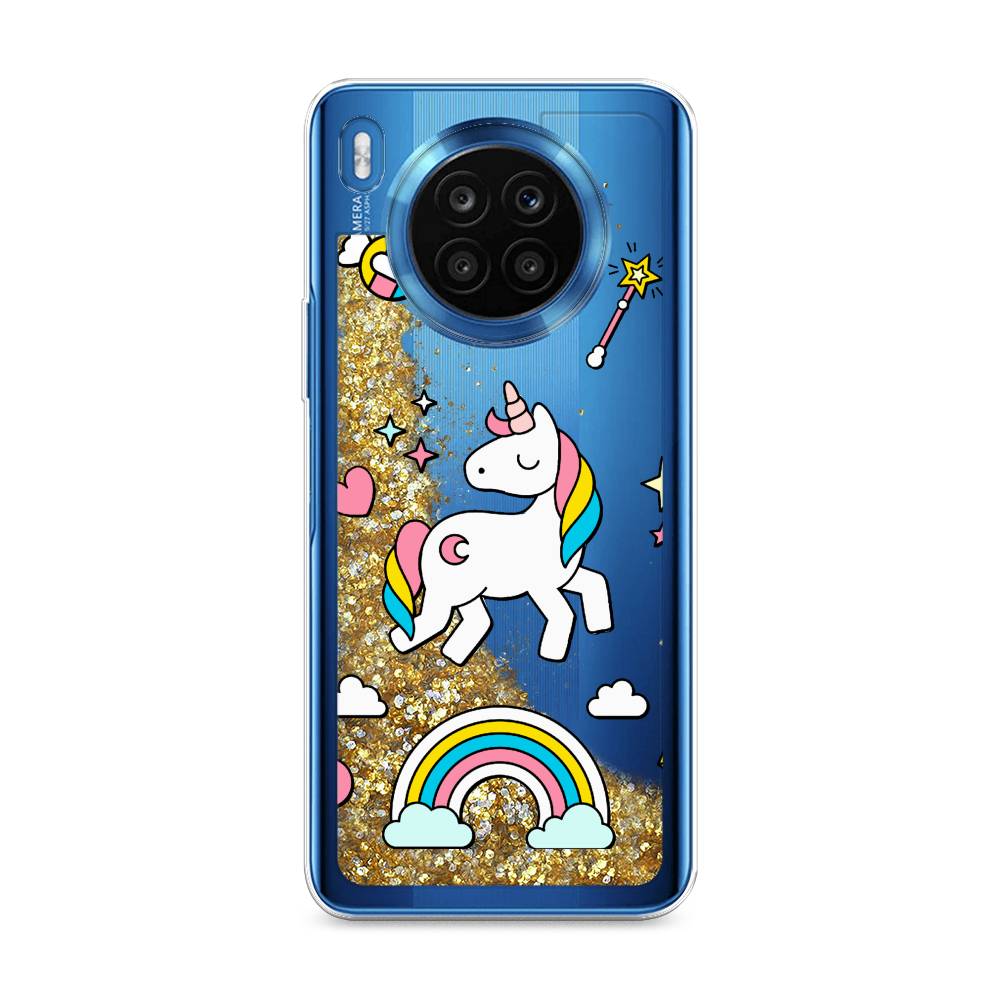 

Чехол Awog на Honor 50 Lite "Принцесса единорог", Белый;разноцветный, 6106490-1
