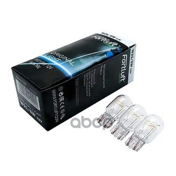 

Лампа W21/5w 12v W3x16q Original Light [10шт] FortLuft 751510