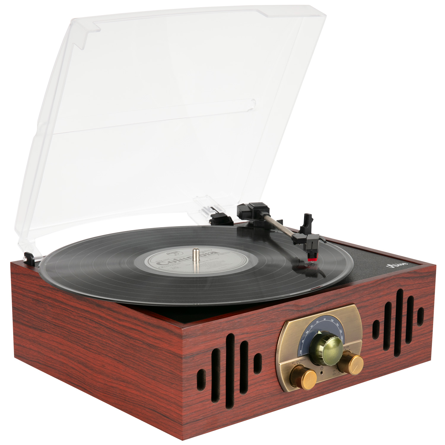 Проигрыватель виниловых пластинок Alive Audio Quattro LP Brown AA-QTR-01-WD