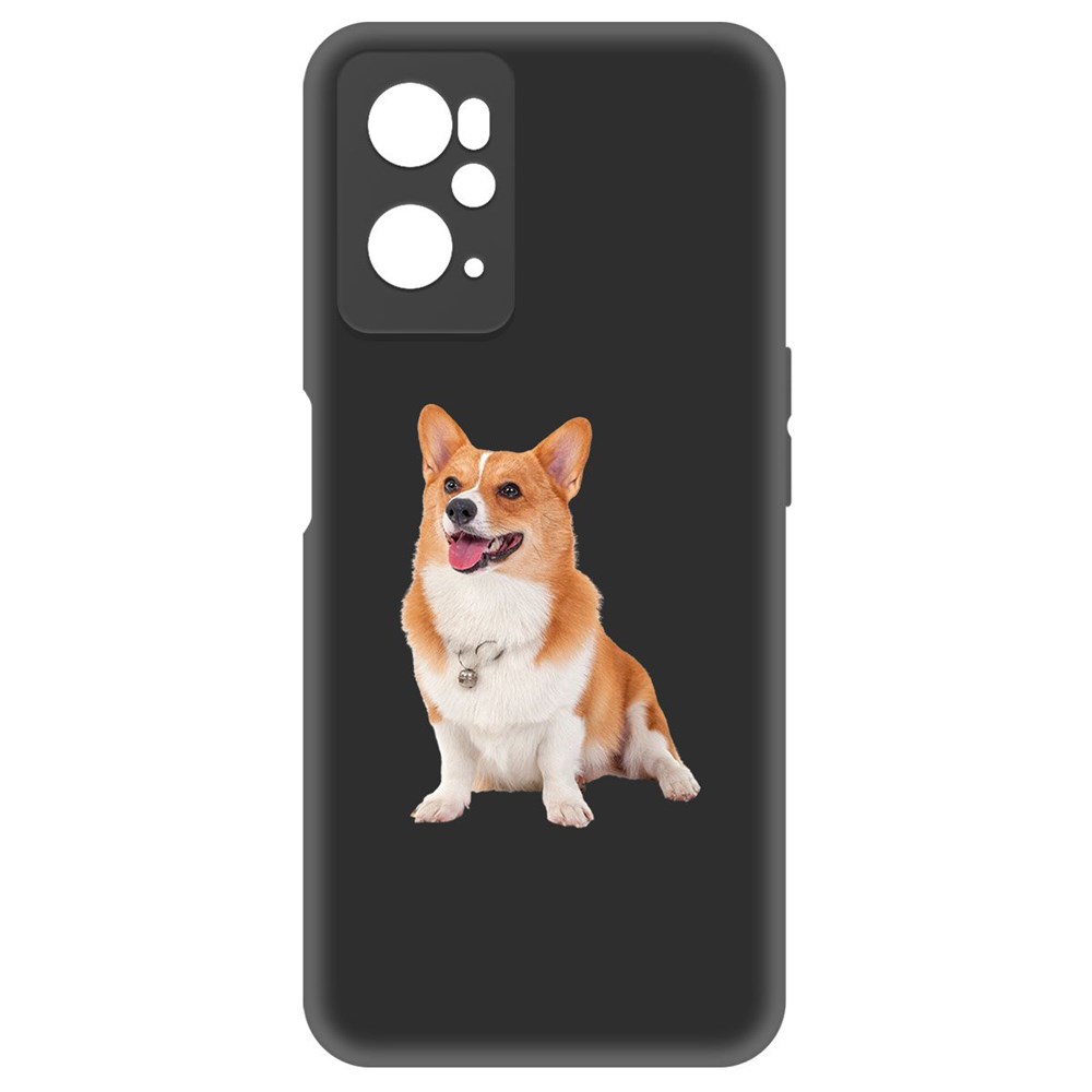 фото Чехол-накладка krutoff soft case корги для realme 9i черный