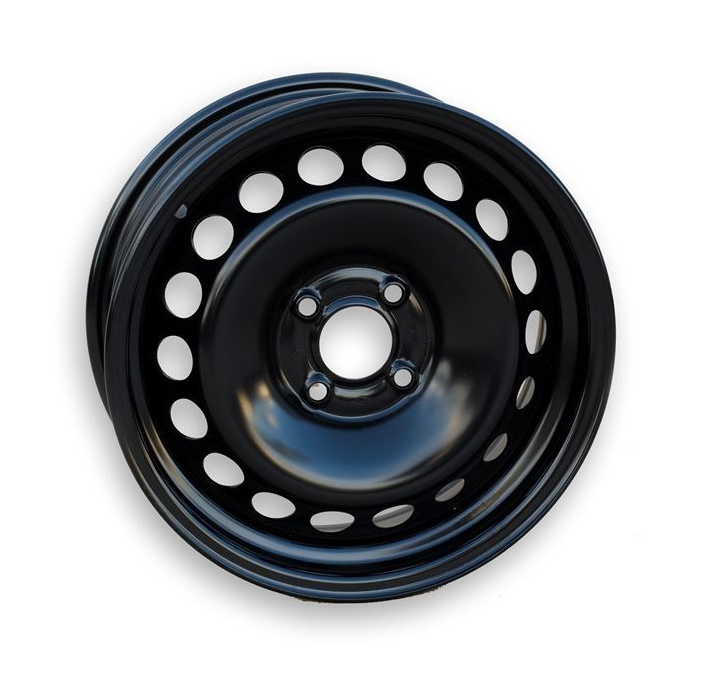 фото Диск штампованный r15 6j 4x100/54.1 et46 евродиск black 9324018 eurodisk