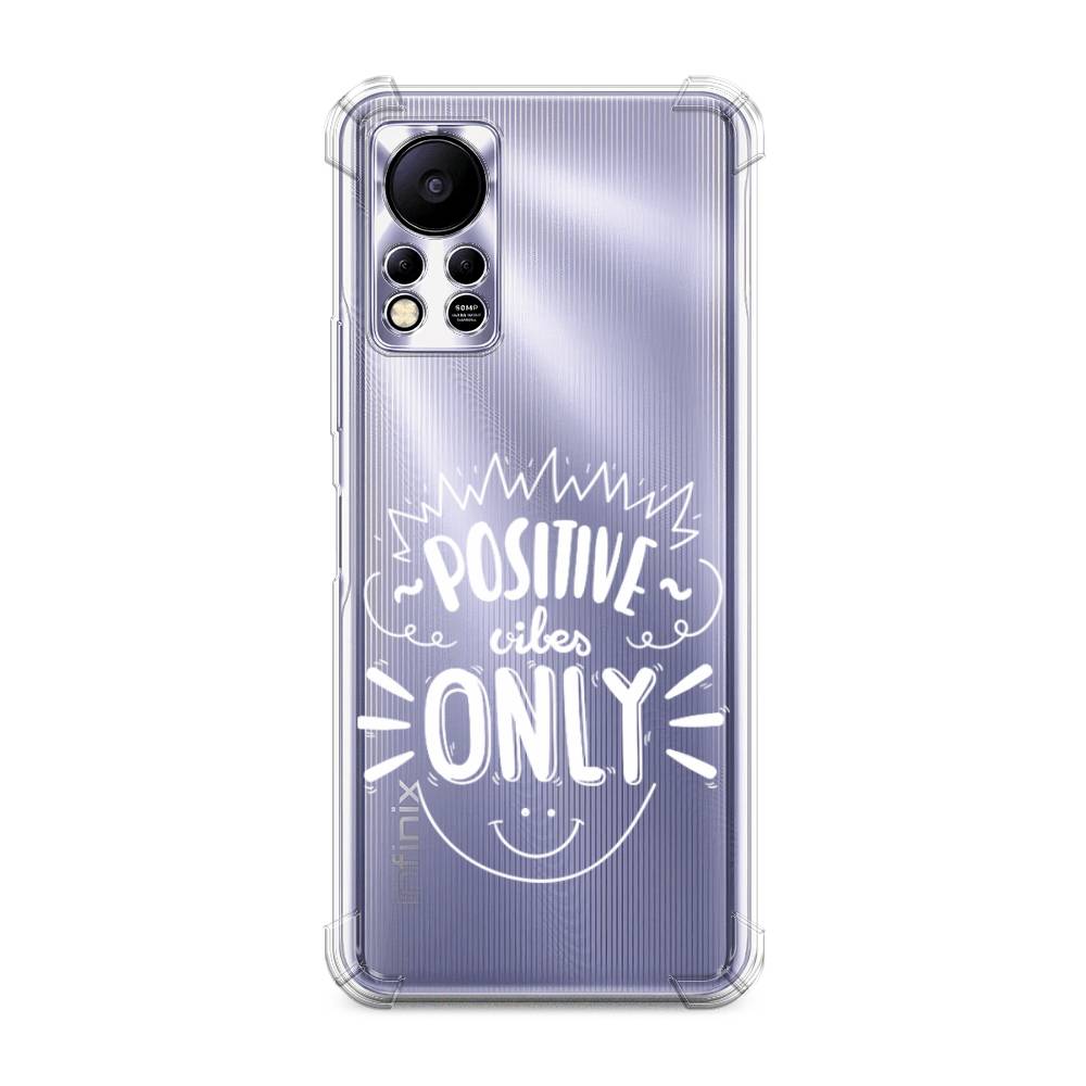 

Чехол Awog на Infinix Hot 11s "Positive vibes only графика", Белый, 3100951-1
