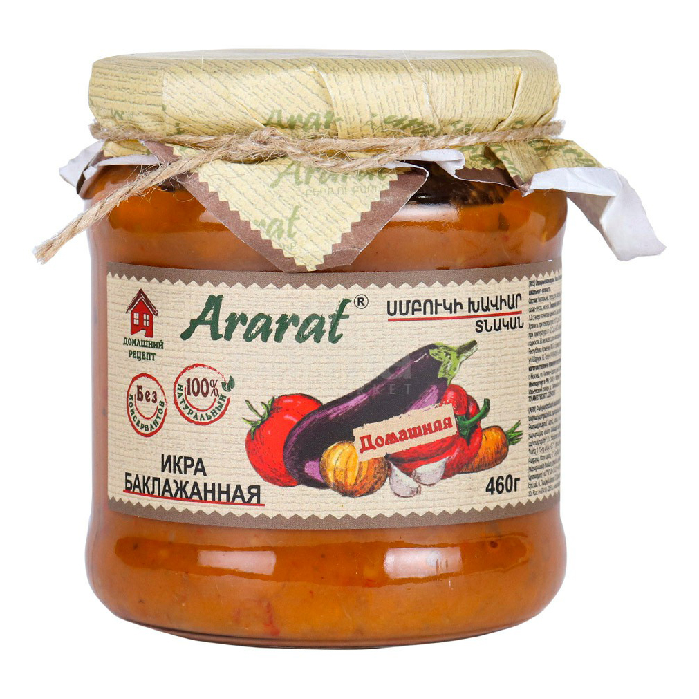 

Икра Ararat баклажанная домашняя 460 г