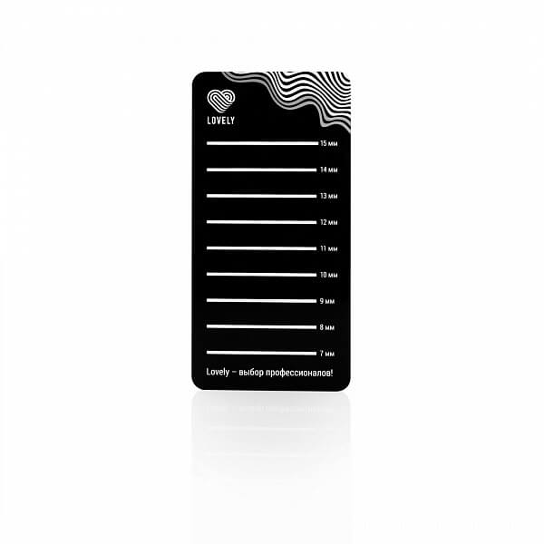

Планшет для цветных ресниц LOVELY Black, Разноцветный