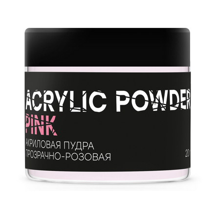 фото Акриловая пудра для ногтей in'garden pink powder, 20 гр