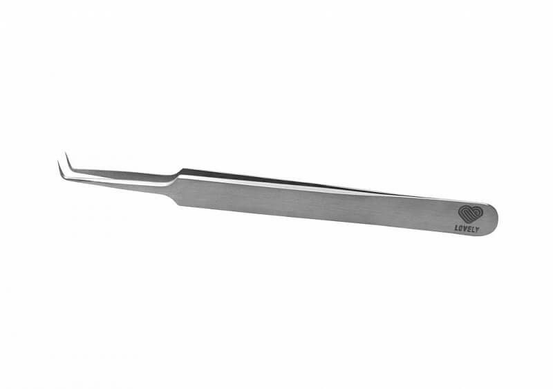 

LOVELY Пинцет для наращивания серия Stiff Hold тип Г (5 мм)