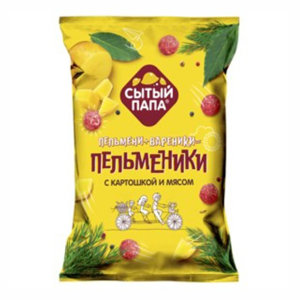 

Пельменики Сытый Папа с картофелем и мясом 700 г