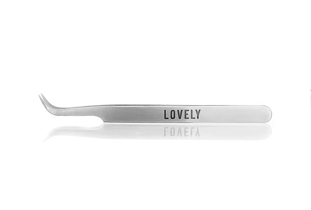 

LOVELY Пинцет для наращивания серия Soft изогнутый