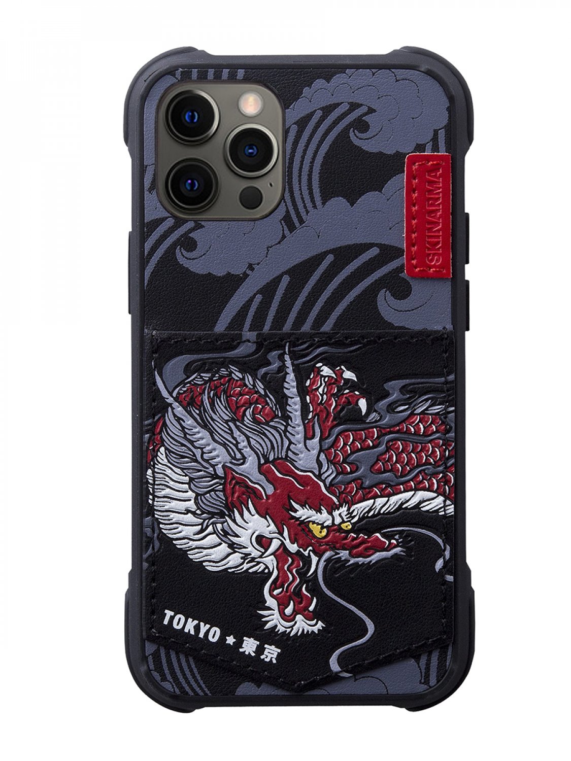 фото Чехол для apple iphone 12 / 12 pro skinarma densetsu dragon