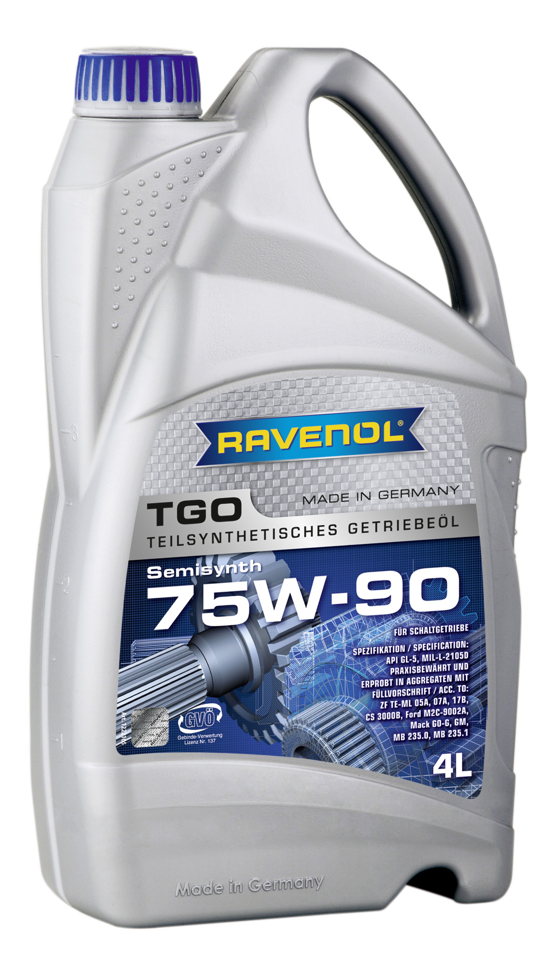 

Трансмиссионное масло RAVENOL 4014835734494 75W-90 Gl-5